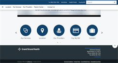 Desktop Screenshot of grandstrandprimarycare.com